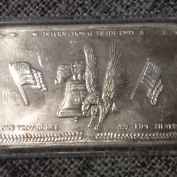 1 oz Silver Bar - International Trade Unit .999 Fine Silver Bullion