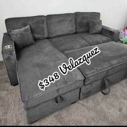 ✅️✅️Convertible Sectional W/ Cup Holder & W/ USB Port✅️