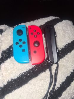 Nintendo joy cons neon blue/red