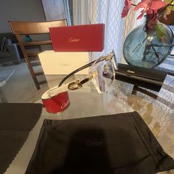 Cartier Optical, Clear, Sunglasses 🕶️ 