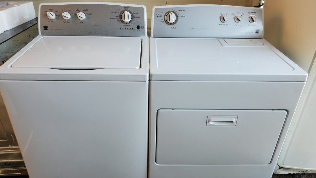 KENMORE WASHER AND ELECTRIC DRYER,  4 MONTHS WARRANTY,  FREE DELIVERY AND INSTALLATION 