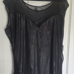 Dots Black Tank Top Sleeveless Punk Grunge Club Concert Size 3x