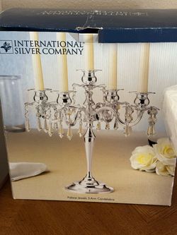 New. Palace jewels 5-Arms Candeliabra, in box, never used. $100 Firm . West 79912