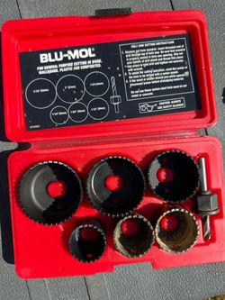 Blu-Mol Hole Saw Set with Case