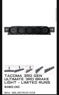 Tacoma 3rd Gen Ultimate 3rd Brake Light Housing $80