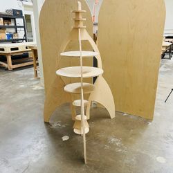The Rocket Shelf – Collapsible Space-Themed Display