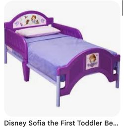 NEW In Box Sofia The First Toddler Bed 