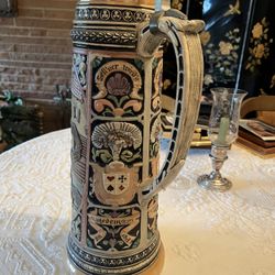 Antique beer stein Large