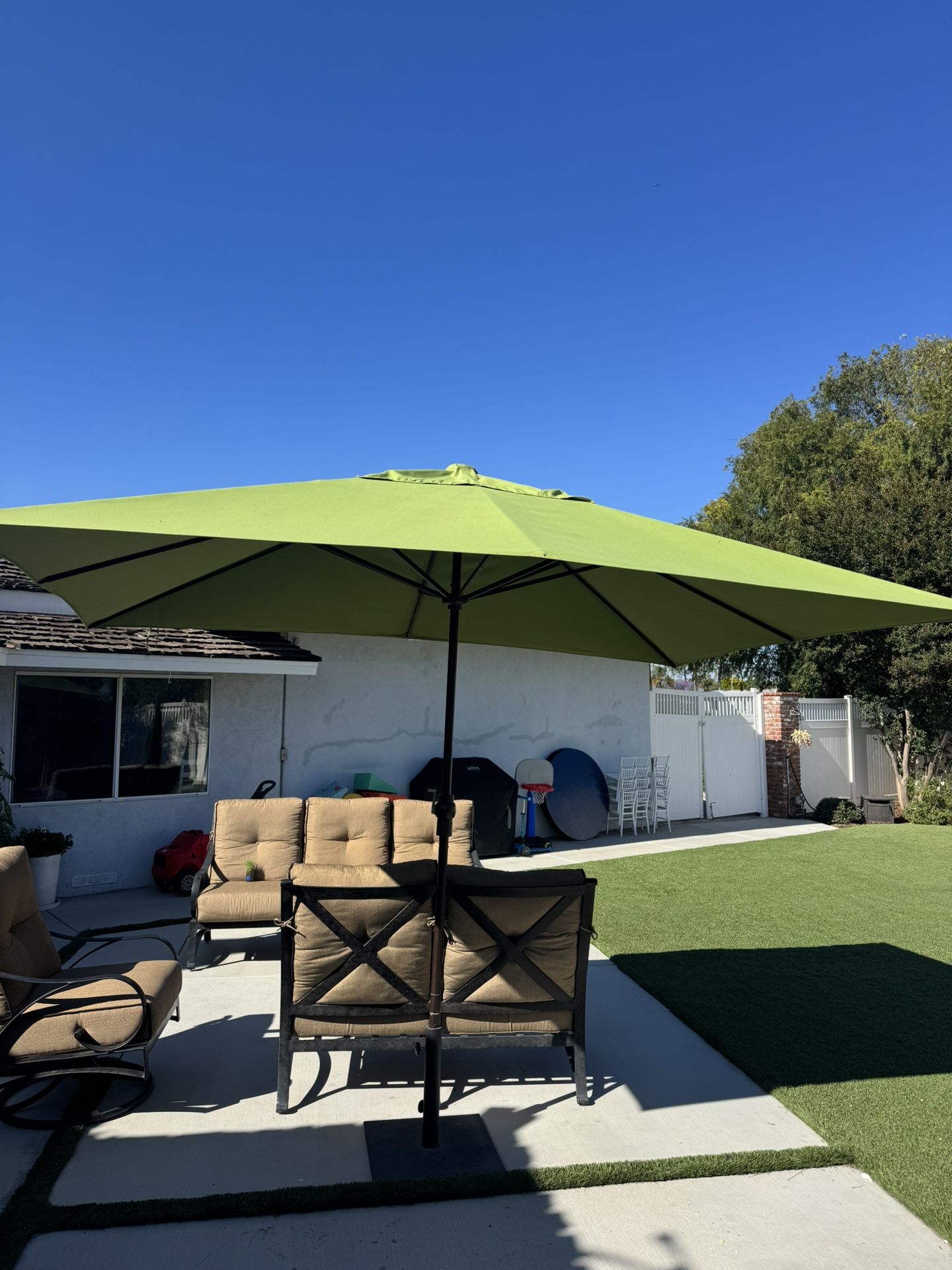 10x8 Canopy Treasure garden Sunbrella