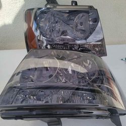 07-13 Chevrolet Tahoe Suburban Avalanche Headlights Luces Micas Calaveras Faros Faroles Focos Headlamps  Chevy