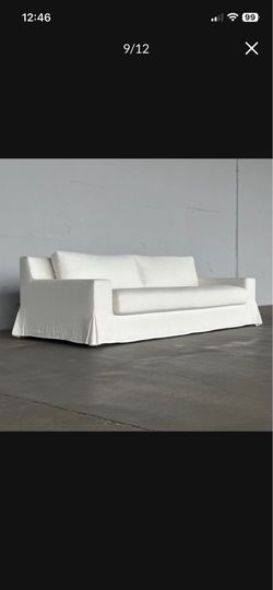 Restoration Hardware Modena Down Slipcovered Sofa