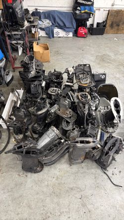 Mercury outboard midsection clearout