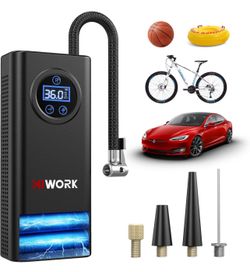 Air Compressor Tire Inflator Portable Air Pump 150 PSI for Car Tires Bikes Balls