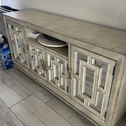 Mirrored Dining Buffet Sideboard