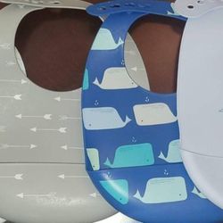 Four Silicone Toddler Baby Bibs

