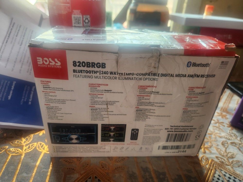 Boss Compatible Digital Media Am/fm Receiver