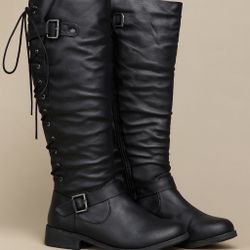 Knee High Leather Boots 