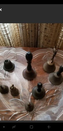 Antique & Vintage Bells X 8