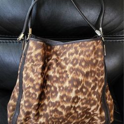 Coach Madison Ocelot Print Phoebe Shoulder Hand Bag 32410