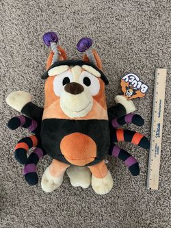 Bluey Bingo Halloween Spider Plush