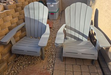 Plastic Adirondack chair style