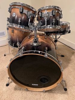 PDP Concept Birch 5pc Drum Kit - Natural to Charcoal Fade