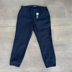NEW Cuts Clothing Black AO Joggers XL Slim Fit Men's Pants