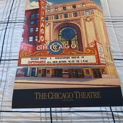 Chicago Theatre. Poster