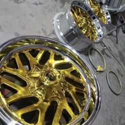Get Your Wheels Painted Gold!