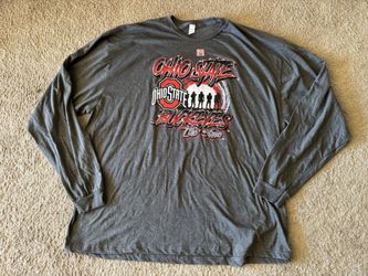 New Men’s 3X Ohio State Buckeyes Long Sleeve Graphic Shirt