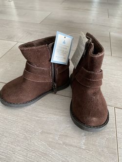 Biker Boots Brown Suede Gap Toddler size 5 New
