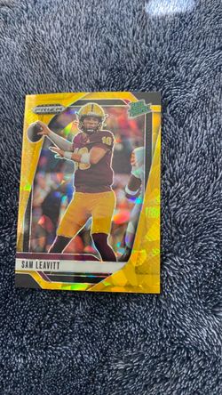 Sam Leavitt Panini Prizm Rated Prospect Gold Card
