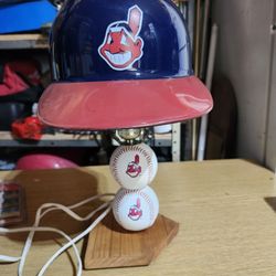 Cleveland Indians Helmet Lamp 