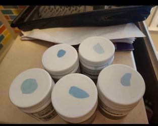 Blue Paint Samples