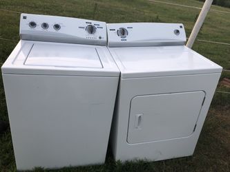 Kenmore washer and dryer