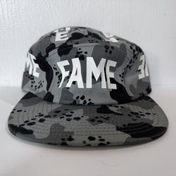 Hall Of Fame Camo 5 Panel Strapback Hat