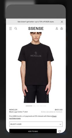 Moncler T-Shirt(PRICE $80