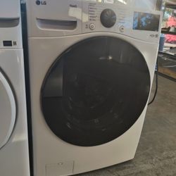 New 4.5 Cu. Ft. High-Efficiency Stackable Smart Front Load Washer with Steam and Built-In Intelli