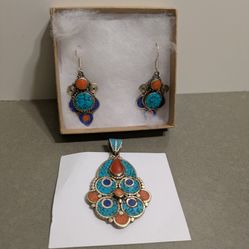 Tibetan ethnic tribal jewelry.