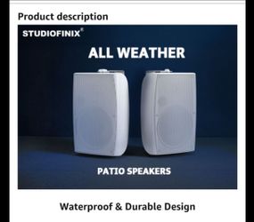 NEW Studiofinix OUTDOOR WATERPROOF SPEAKERS OVER 600W