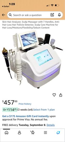 Scalp Hair Analyzer Machine with 7 Handles