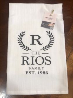 Personalized Kitchen Towel