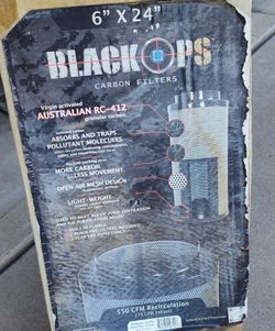 Brand New Black Ops Carbon Filters