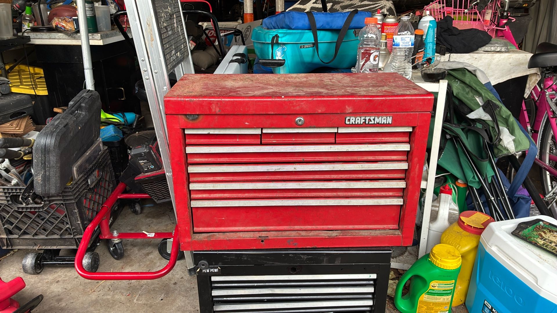 Old school craftsman toolbox