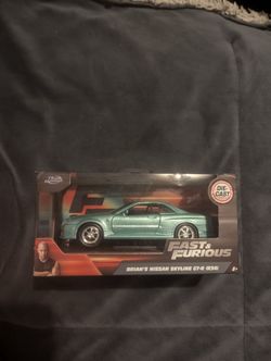 Jada Fast And Furious Brian's Nissan Skyline Teal