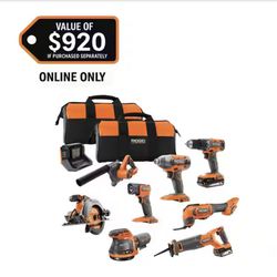 Ridgid Tool set 8+ pcs brand new sealed box