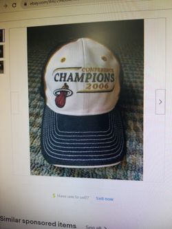 Never Worn Miami Heat 2006 NBA Finals Conference Champions Hat