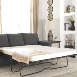 Charcoal Zeb Queen Sofa Couch