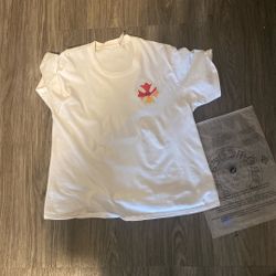 White Chrome Heart Shirt