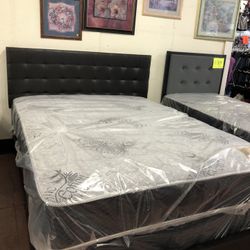 New Queen Size Bed With New Mattress And Box Spring Included 